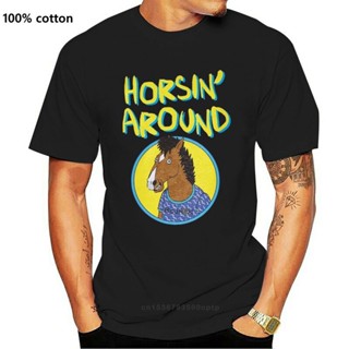 ใหม่ เสื้อยืด ผ้าฝ้าย 100% พิมพ์ลายภาพยนตร์ The Horseman Serie Tv สําหรับผู้ชาย 499392