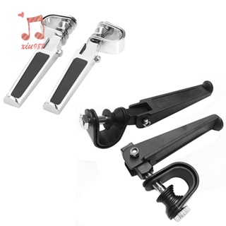 ที่วางเท้ามอเตอร์ไซค์พับกันชน Footpegs Footpeg Bracket สำหรับ Harley-Davidson Honda Suzuki