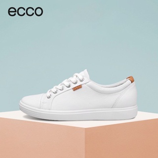 Ecco รองเท้ากีฬา รองเท้ากอล์ฟ น้ําหนักเบา สีขาว สําหรับผู้หญิง L9LN