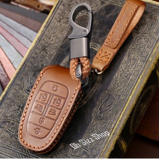 ปลอกกุญแจซิลิโคน เคสรีโมทรถฮุนได Hyundai STARIA 2022 งานหนังม้า พรีเมียมเกรด Premium Grade Hallmo HANDMADE ทรงคลาสสิค