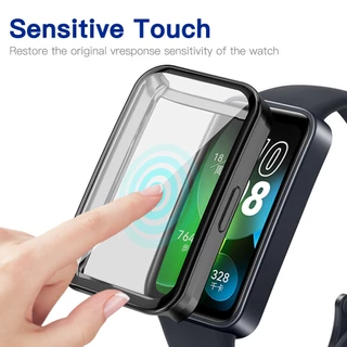 ป้องกันหน้าจอสําหรับ Huawei band 11/11Pro Full Coverage กันชน Soft TPU ป้องกันกรณีสําหรับ Huawei band 10/9/8 อุปกรณ์เสริม