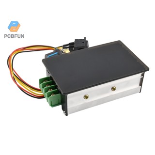Pcbfun Dc 6-60v 15a ตัวควบคุมความเร็วมอเตอร์ หน้าจอ Lcd ดิจิทัล 6v12v24v36v48v