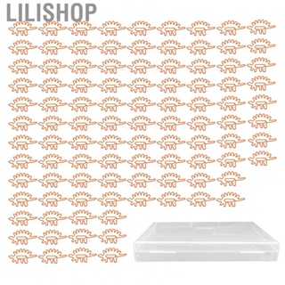 Lilishop Mini Paper Clips  Paper Clips Electroplated Portable  for Office
