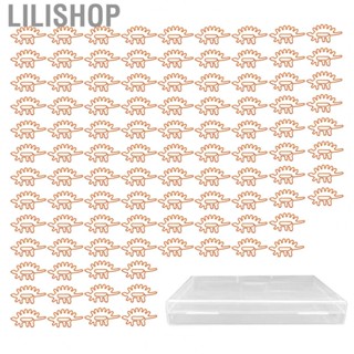 Lilishop Mini Paper Clips  Paper Clips Electroplated Portable  for Office