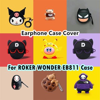 เคสหูฟัง แบบนิ่ม กันกระแทก ลายการ์ตูน ROKER WONDER EB811 NO.2 สําหรับ ROKER WONDER EB811