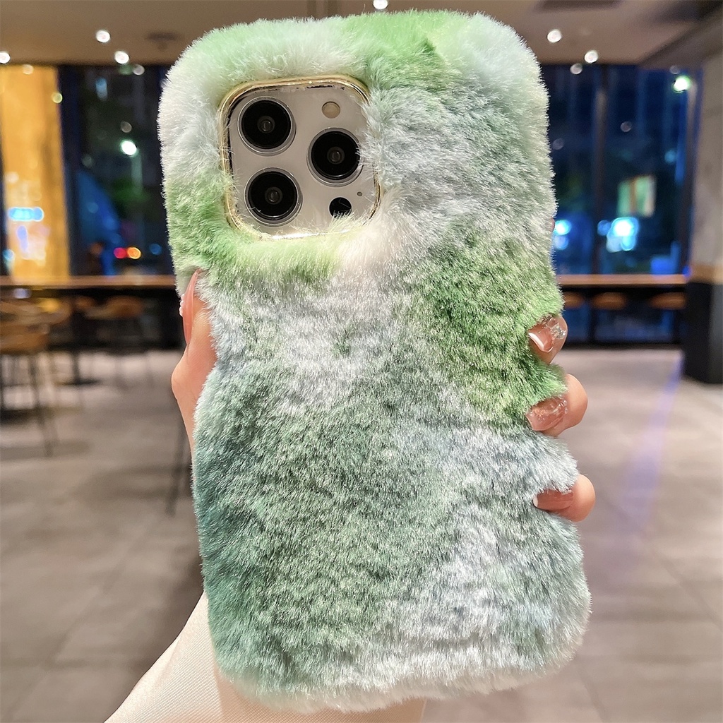 เคสโทรศัพท์มือถือ ผ้ากํามะหยี่ขนนิ่ม ขนนิ่ม ไล่โทนสี สําหรับ OPPO A31 A32 A33 A35 A36 A52 A53 A54 A55 A57 A58 A72 A74 A77 A78 A92 A93 A94 A95 A96