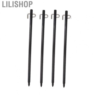 Lilishop Camping Spike  High Strength Tent  Metal Easy Insert 4Pcs Portable  for Picnic