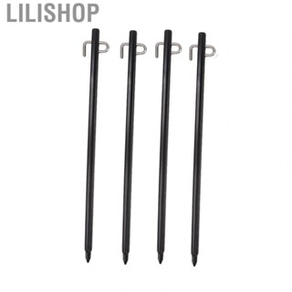 Lilishop Camping Spike  High Strength Tent  Metal Easy Insert 4Pcs Portable  for Picnic