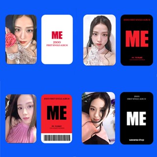 โปสการ์ดโลโม่ JISOO Album ME Photocards FLOWER SBS Kpop ของสะสมพิเศษ ราคาถูก จํานวน 4-5 ชิ้น ต่อชุด