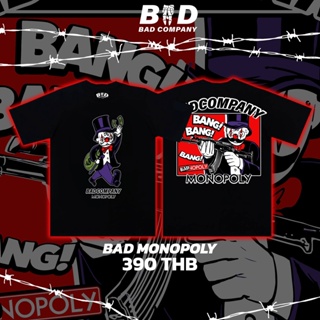 [ใช้โค้ดหน้าร้านลด 50บาท]StreetStyle_Shop | เสื้อยืดUnisexสกรีนลาย Bad Monopoly เสื้อผู้ชาย เสื้อผู้หญิง 12