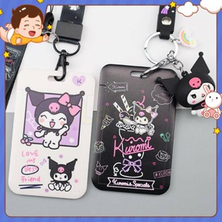 ⭐ iLado ⭐ เครื่องเขียน สายคล้องบัตร Sanrio มีความสุข Kuromi ที่ใส่บัตร ซองใส่บัตร ป้ายชื่อ สายคล้องบัตรนักเรียน สายคล้องบัตรพนักงาน ใส่บัตรพนักงาน ที่ใส่บัตรคล้องคอ กรอบใส่บัตร ที่ใส่บัตรคล้องคอ พวงกุญแจป้ายชื่อ ป้ายห้อย บัตรคล้องคอ สายคล้องกุญแจ