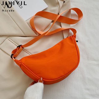 JIVIVIL·เด็กผู้หญิงกระเป๋า crossbody กระเป๋าผ้าไนลอนแบบพกพาเกาหลีถุงเกี๊ยวแบบพกพา