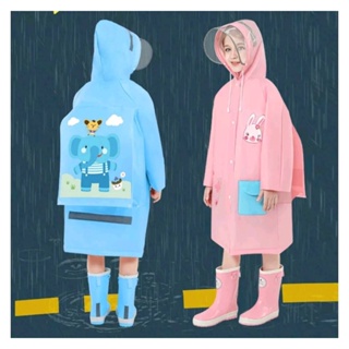 เสื้อกันฝนเด็ก Rain coats  กันน้ำ แบบหนา EVA คุณภาพดี