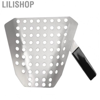 Lilishop Metal Popcorn Scoop Right Handle French Fry Scoop With Holes