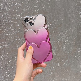 เคสโทรศัพท์มือถือ ซิลิโคน ไล่โทนสีชมพู ไฮเอนด์ สําหรับ Apple Iphone 12 11 13 14promax14 13ProMax 11 12ProMax 14Pro