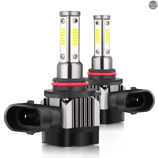 พร้อมส่ง หลอดไฟหน้ารถยนต์ LED IP68 9005 HB3 H10 50W กันน้ํา 2 ชิ้น