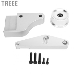 Treee Engine Timing Belt Tensioner  Silver Moisture Resistant Reliable H22 Timing Belt Tensioner 304 Stainless Steel Adjustable Anodized Surface  for Accord SiR