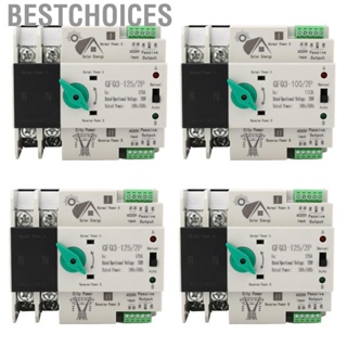 Bestchoices Dual Power Automatic Transfer Switch 230V  Safe 35mm Rail Mounting PV To Mains 2P Power Switch Controller Timing  for PZ30 Distribution Box