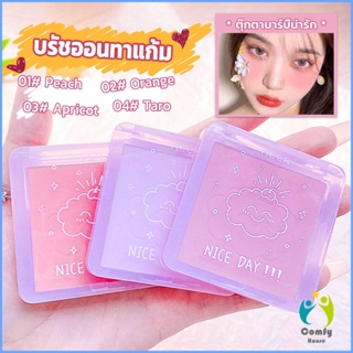 Comfy บลัชออน บลัชออนโทนส้ม บรัชออนทาแก้ม เนื้อดี สีสวย ติดทน blush