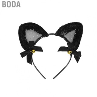 Boda Ear HeadbLovely Slip Resistant Kitty Hair Bwith Bells For Party Cosplay AOB