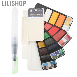 Lilishop Portable Watercolor Set  Compact Portable Foldable  Set  for Travelling for School for Home