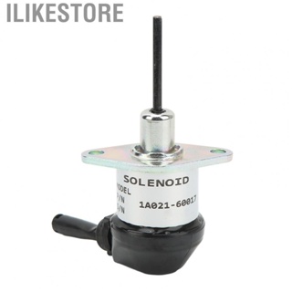 Ilikestore Fuel Shutoff Solenoid 1A021 60017 Heavy Duty High Sensitivity Fast Response for Excavator