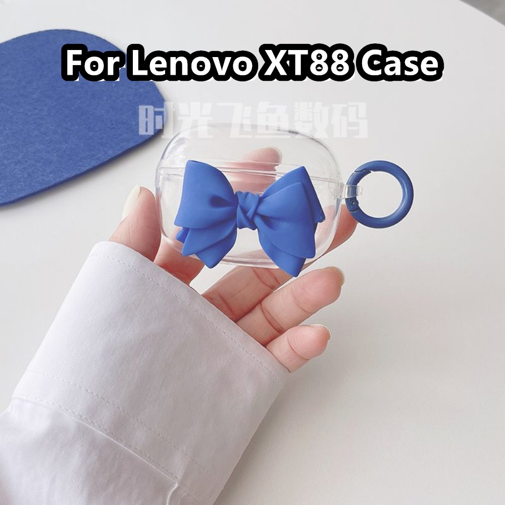 สําหรับ Lenovo XT88 กรณีหมีสีฟ้ารูปสามมิติสําหรับ Lenovo XT88 ปลอกหูฟังแบบนุ่มฝาครอบ