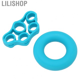 Lilishop Hand Grip Strengthener Rings  High Flexibility Silicone Finger Exerciser  for Workout