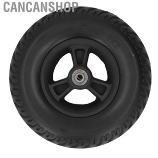 Cancanshop Wheelchair Wheel   Skid 8in Wheelchair Tire Strong Bearing  Explosion Proof PU  for Trolley