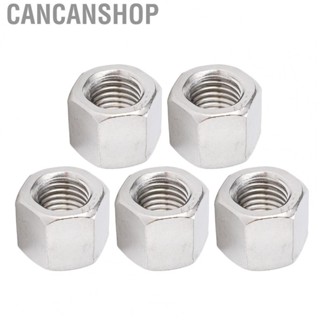 Cancanshop Hex Coupling Nut Set  Portable M16 Hex Coupling Nut Corrosion Proof 5Pcs  for Machine Screws