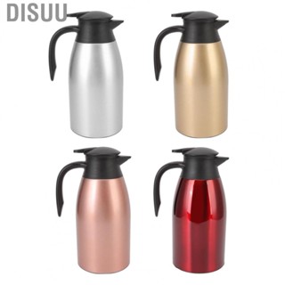 Disuu Vacuum Pot 304 Stainless Steel Leakproof Lid 2L  Portable Handle Hot