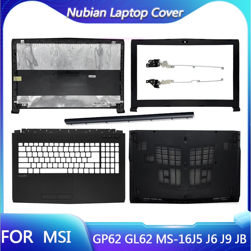 MSI เปลี่ยนใหม่สําหรับ GP62 6QG GV62 GL62 6QF GP62MVR MS-16J9 16J3 16J5 GL62M แล็ปท็อปปกหลัง LCD/ด้า
