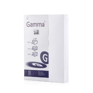 Gamma กระดาษการ์ด A4 120แกรม สีขาว 250แผ่น/แพ็ค