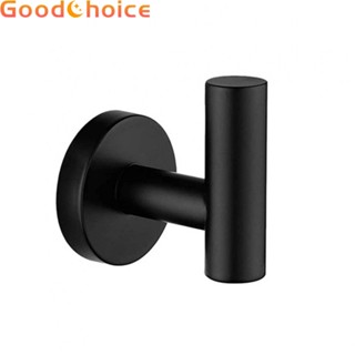 【Good】Bathroom Accessories Home Storage Hooks Self Adhesive Wall Hook Black Robe Hooks【Ready Stock】