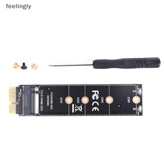 {FEEL} อะแดปเตอร์เชื่อมต่อ Pcie To M2 Nvme Ssd M2 Pcie X1 Raiser Pci-E Pci Express M Key {feelingly}