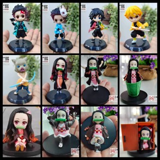 1 ตัว ดาบพิฆาตอสูร โมเดลแต่งเค้ก โมเดล สามมิติ 3D พลาสติก ฟิกเกอร์ การ์ตูน เนซึโกะ ทันจิโร่ topper bekery cartoon model