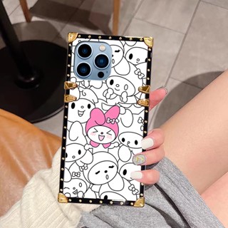 เคสโทรศัพท์มือถือ ทรงสี่เหลี่ยม กันกระแทก ลายการ์ตูนน่ารัก แฟชั่นหรูหรา สําหรับ OPPO Reno 8T 8Z 7Z 10 9 8 7 6 5 Pro 6Z 5Z 5F 4Z 4F 4 Pro 4G 5G Reno 3 2 Z 2F 2Z 2 Z