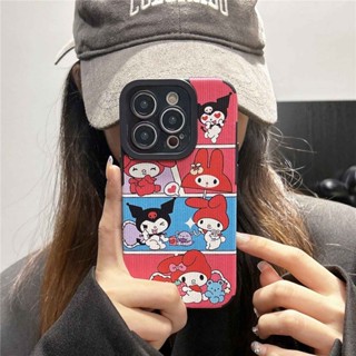 เคสโทรศัพท์มือถือ TPU นิ่ม ลายการ์ตูนคุโรมิ สําหรับ iphone 11 12 13 14 pro max XSmax XR SE2 7plus 8plus