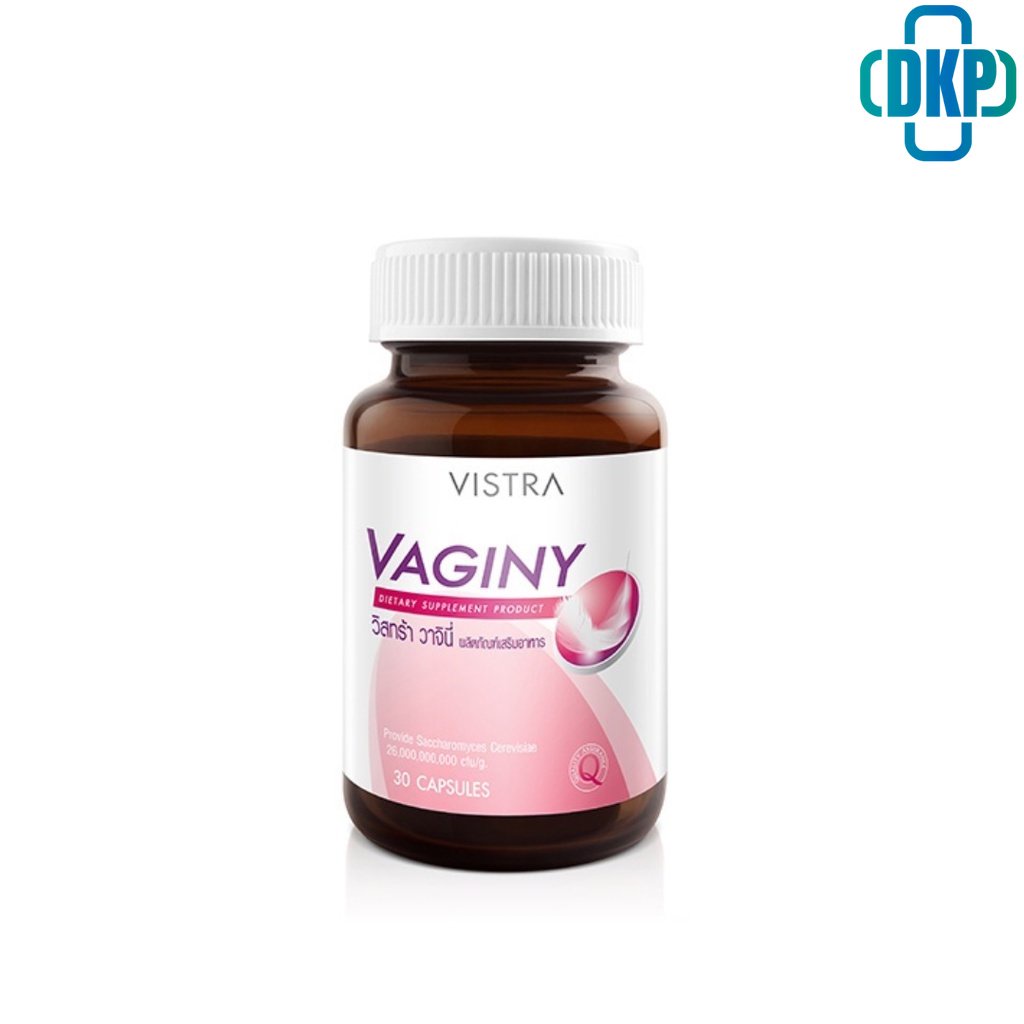 Vistra Vaginy วิสทร้า วาจินี่ ขนาด 30 แคปซูล / Capsules [DKP]