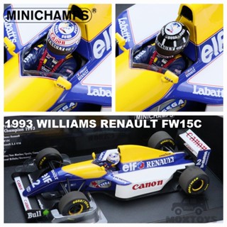 โมเดลรถยนต์ MINICHAMPS 1:18 1993 F1 WILLIAMS RENAULT FW15C