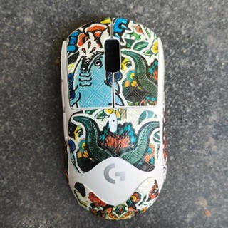 สติกเกอร์หนัง กันลื่น ดูดซับเหงื่อ น้ําหนักเบา สําหรับเมาส์ Logitech GPW G Pro X