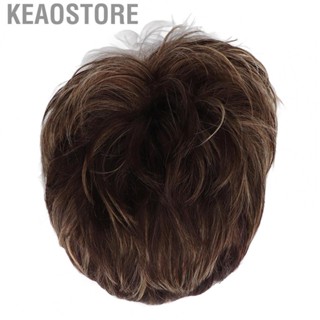 Keaostore Women Synthetic Hair  Short Wig Stylish Adjustable Smoothly for Cosplay