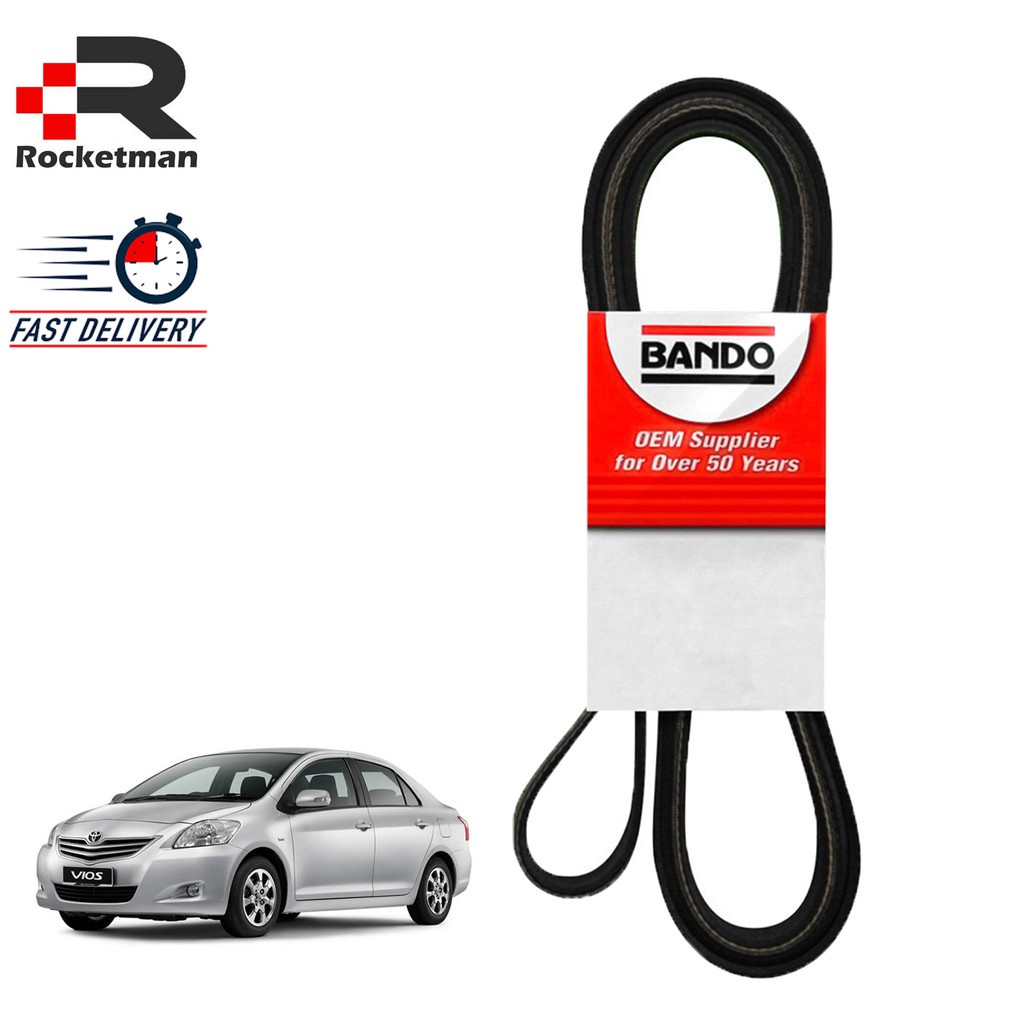BANDO เข็มขัดพัดลม TOYOTA NCP93 2007-2012 4PK1220 V BELT