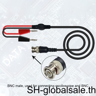 【Global】สายทดสอบออสซิลโลสโคป Pvc BNC เป็นปลั๊กกล้วย ขนาด 4 มม. แบบพกพา อุปกรณ์เสริม สําหรับอัพเกรด