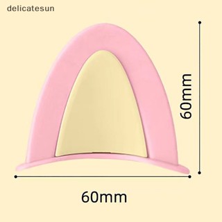 Delicatesun หมวกกันน็อคเด็ก สองสี หูแมว สติกเกอร์ตกแต่งรถจักรยานยนต์ ตกแต่งดี