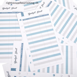 Righteousflourishs.th ใหม่ แผ่นแทรคเกอร์รายจ่าย 12 ชิ้น