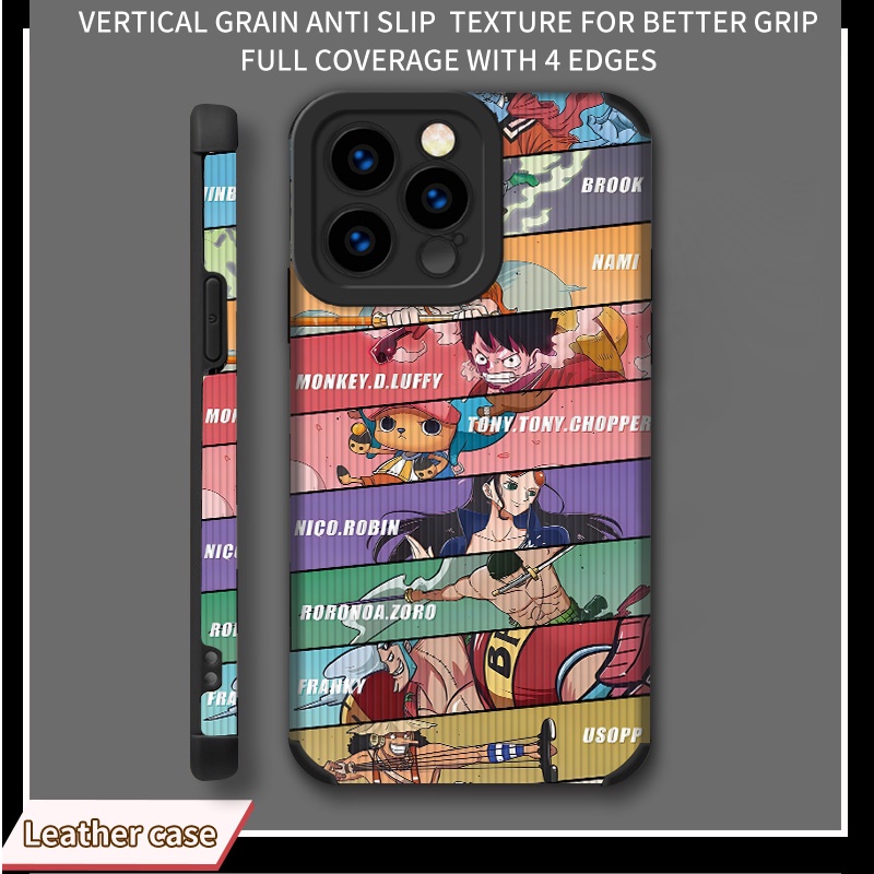 ปลอกหนังสําหรับ Huawei Nova 7 9 10 SE 3i 7i 8 11 11i 12s P30 Lite P40 P50 P60 Honor X6 X8 70 90 200 Magic 4 5 6 Pro One Piece Luffy Soft Case Full Back Cover | Zd B071
