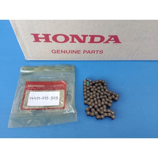 14401-035-505โซ่ราวลิ้น(82ข้อ)แท้HONDA C50,C65,C70และรุ่นอื่นๆ อะไหล่แท้ศูนย์HONDA()1ชิ้น