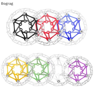 [Bogr] ดิสก์เบรกโรเตอร์ CNC 82 กรัม 6 นิ้ว 160 มม. 6 สลักเกลียว เบาพิเศษ 4 สี สําหรับจักรยานเสือภูเขา COD
