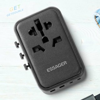 [Getdouble.th] Essager ที่ชาร์จ USB 65W ปลั๊ก US EU UK AUS ชาร์จไว [Getdouble.th]